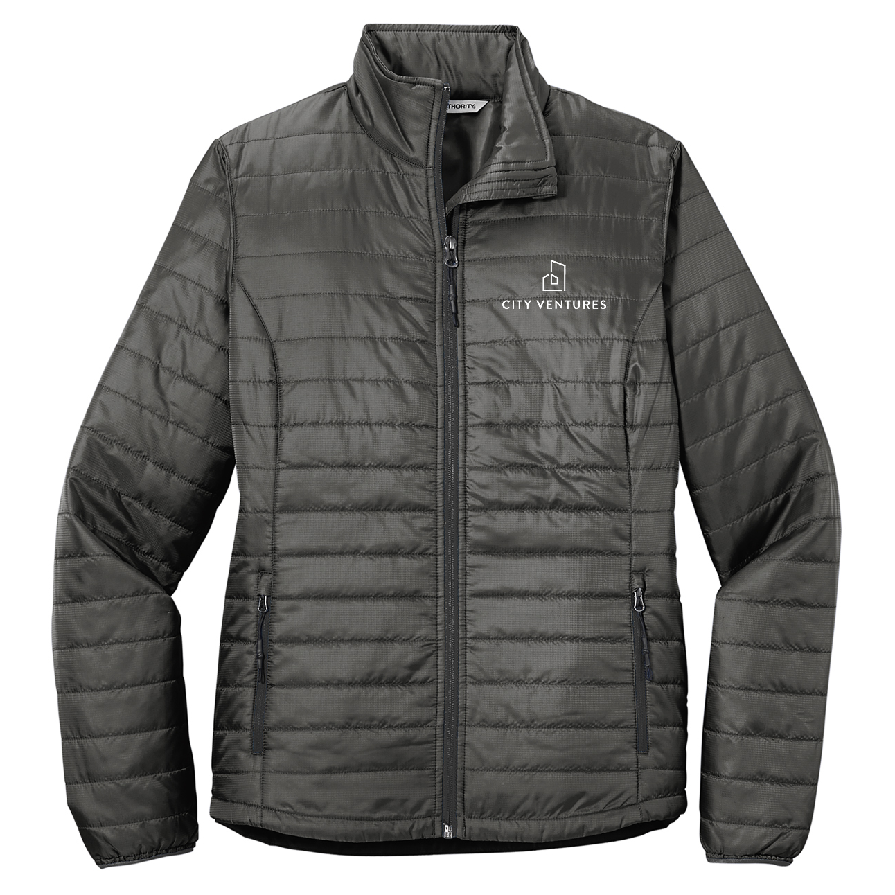 Port Authority® Women's Packable Puffy Jacket - Single Color Logo