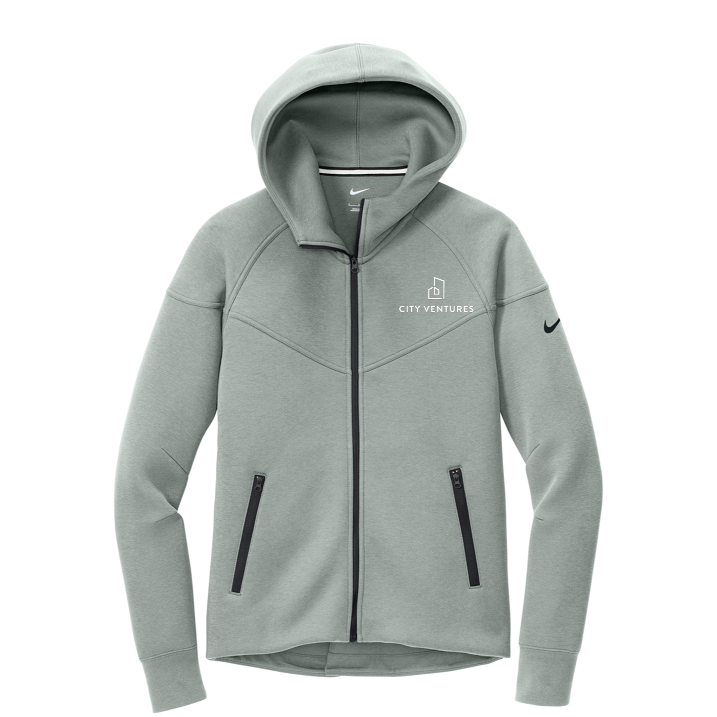 Nike Women’s Tech Fleece Full-Zip Hoodie - Single Color Logo