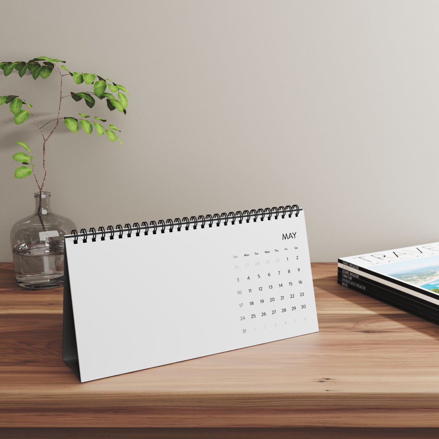 Desktop Calendar (2026 grid)