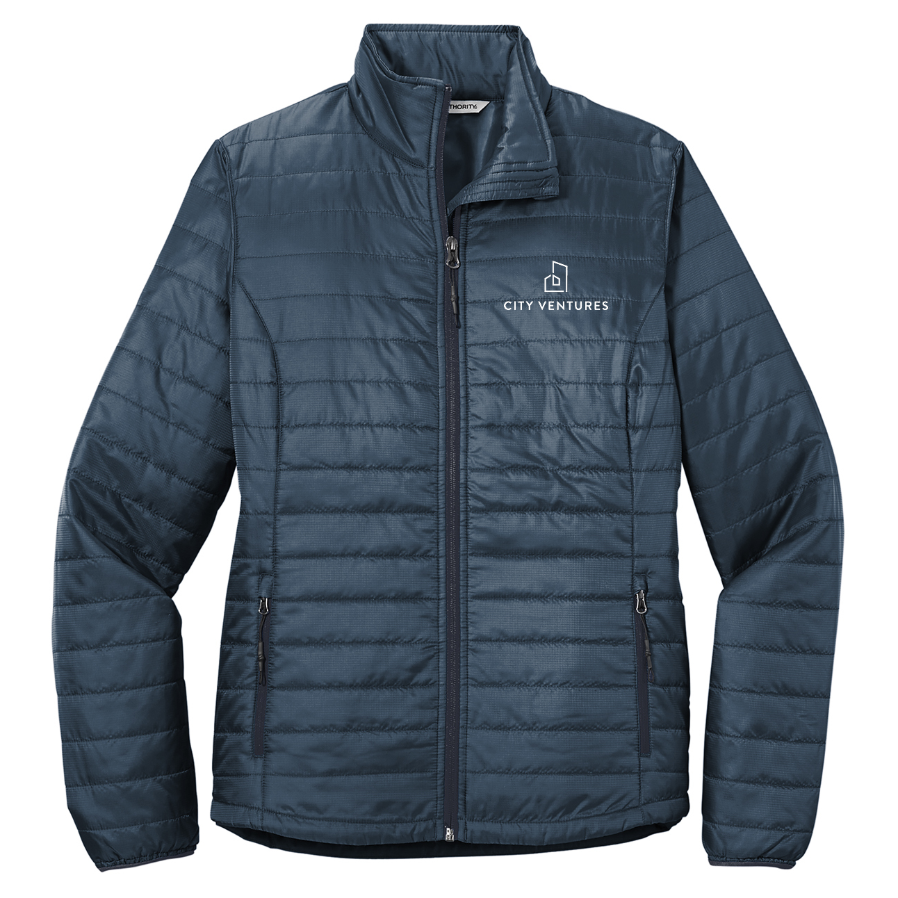 Port Authority® Women's Packable Puffy Jacket - Single Color Logo