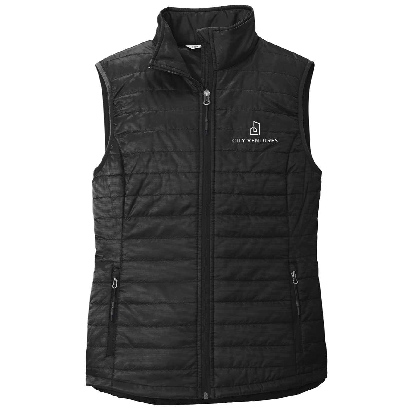 Port Authority® Women's Packable Puffy Vest - Single Color Logo