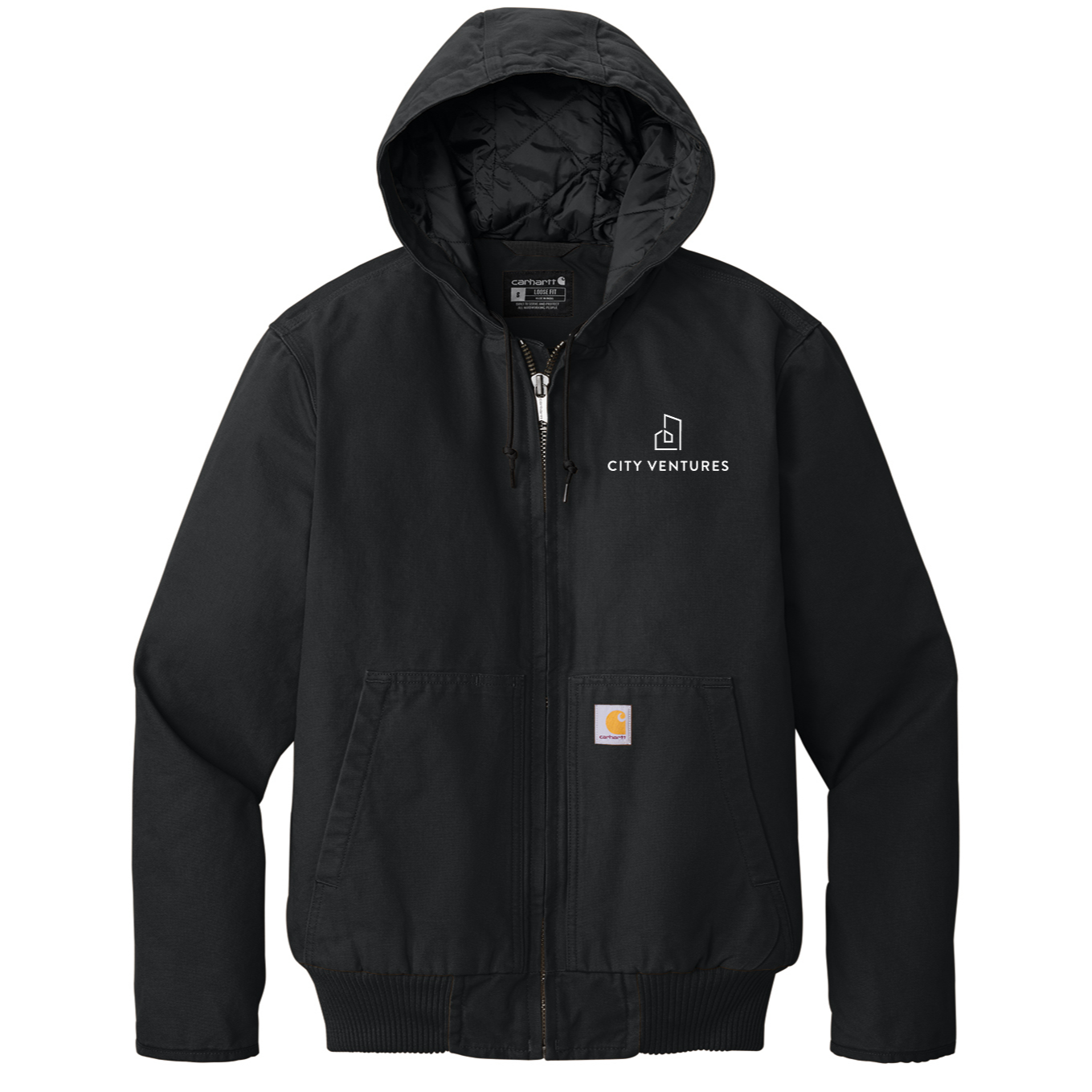 Carhartt® Washed Duck Active Jac - Single Color Logo