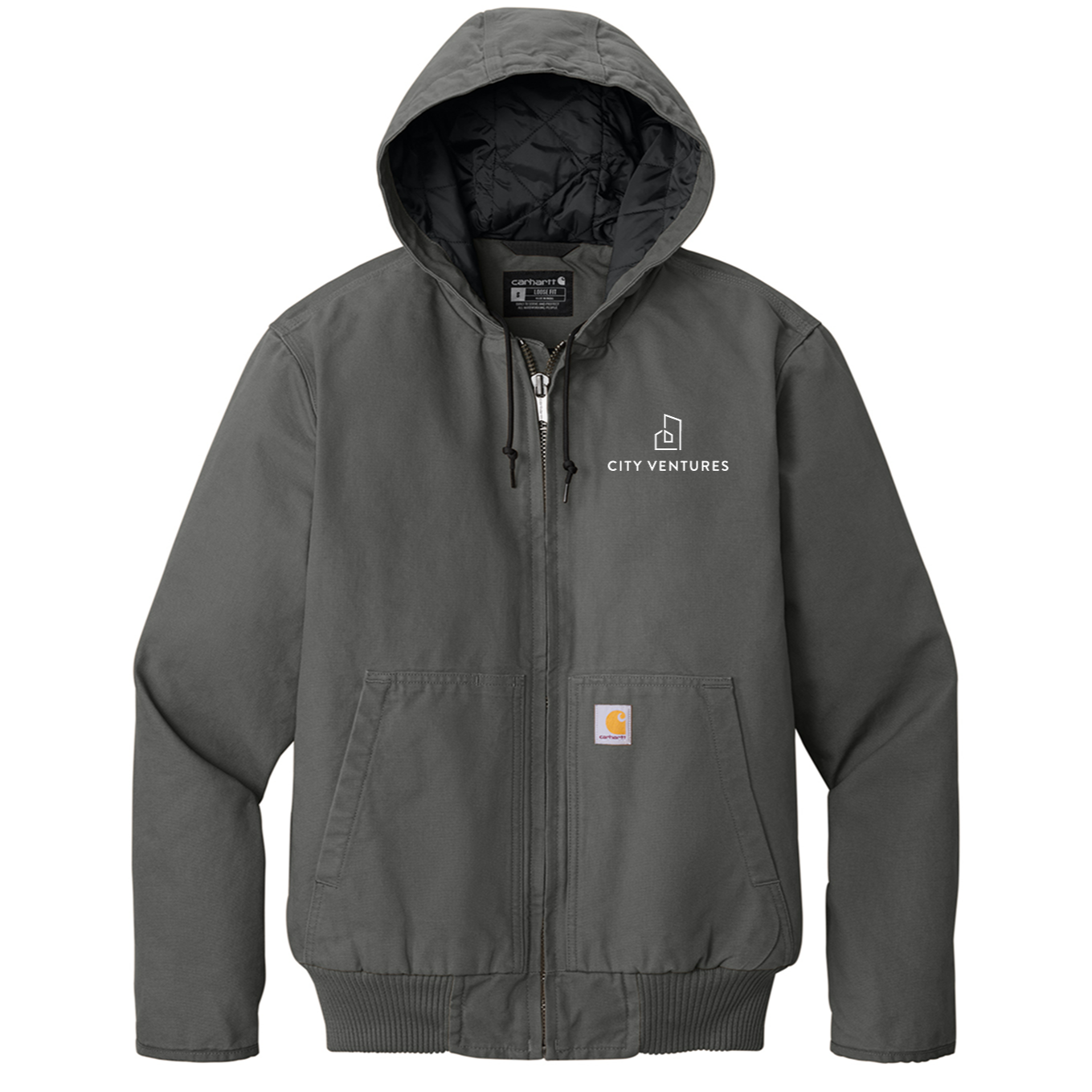 Carhartt® Washed Duck Active Jac - Single Color Logo