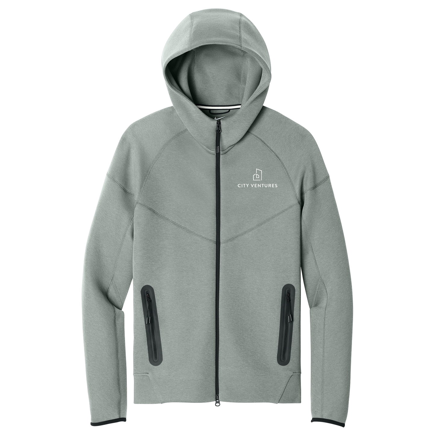 Nike Tech Fleece Full-Zip Hoodie - Single Color Logo