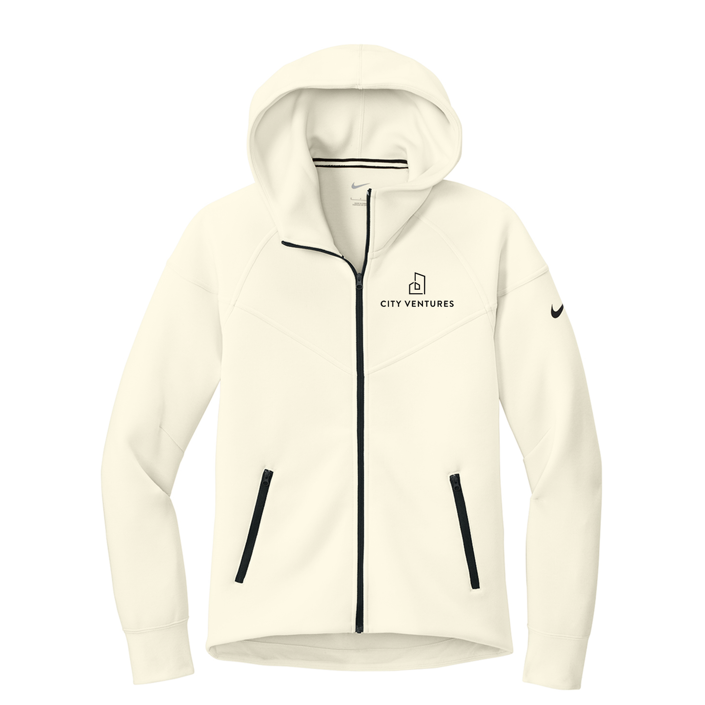 Nike Women’s Tech Fleece Full-Zip Hoodie - Single Color Logo