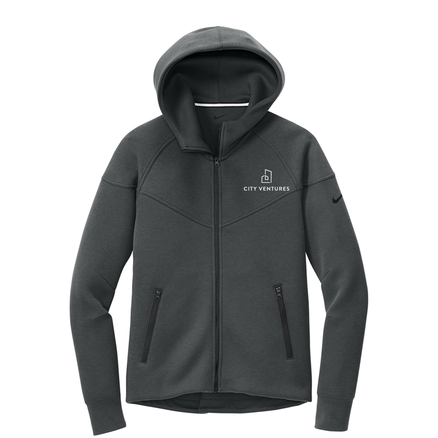 Nike Women’s Tech Fleece Full-Zip Hoodie - Single Color Logo